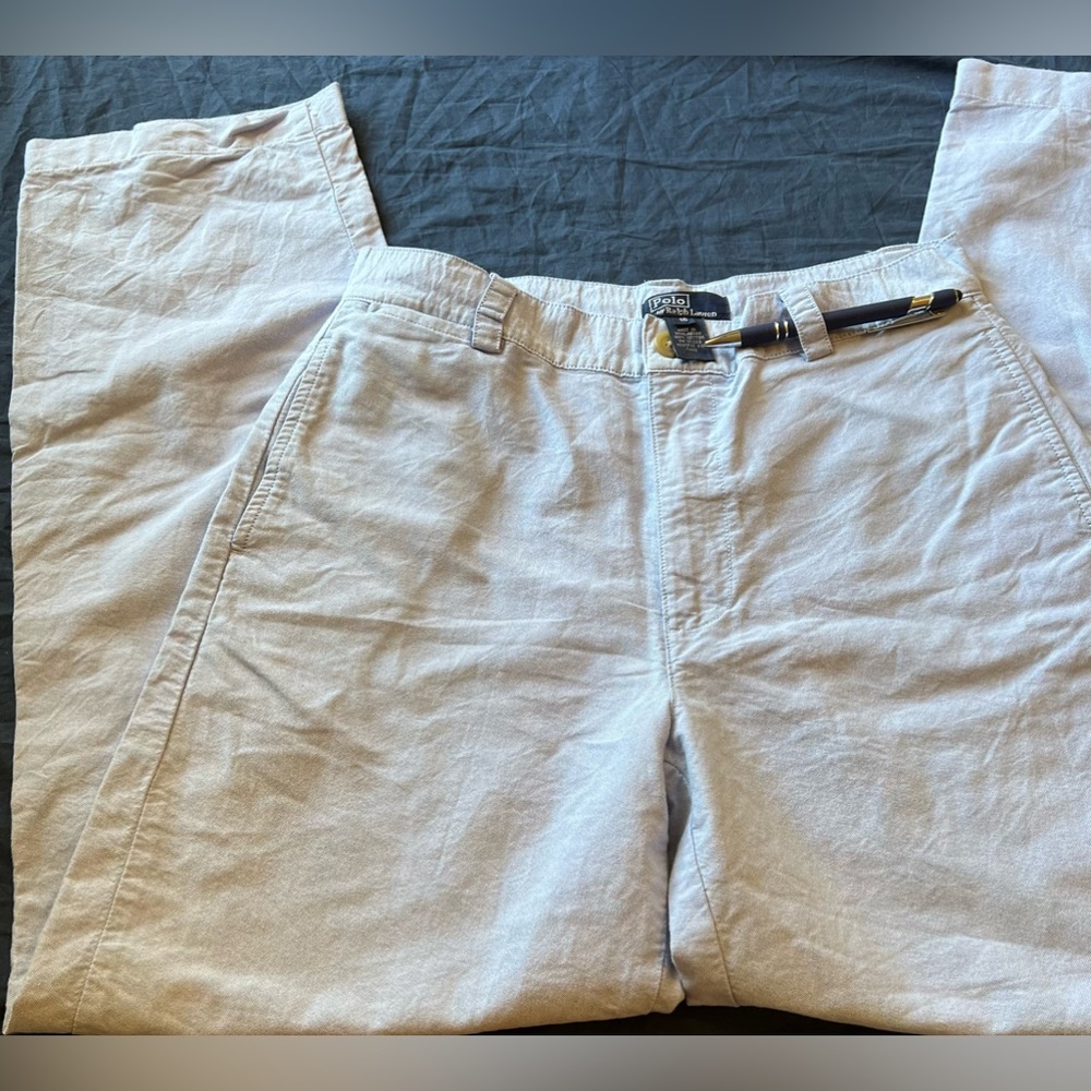 Polo Ralph Lauren Boys 16 (Light Blue) Chambray Pants